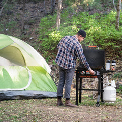 On The Go 22in Cart Griddle W/Hood