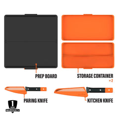 Adventure Ready Camp Knives and Prep Board