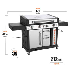 36" Griddle with Hood Bundle