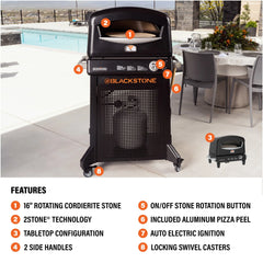 Pizza Oven with Mobile Cart