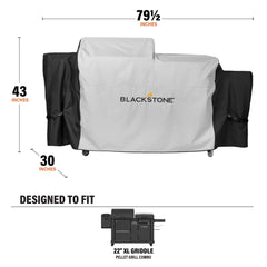 22" XL Griddle Pellet Grill Combo Cover