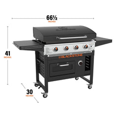 36" Griddle Pizza Oven Airfryer Combo