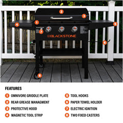 28" XL Griddle with Hood