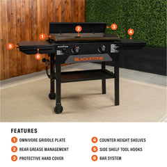 28" Griddle with Hard Cover
